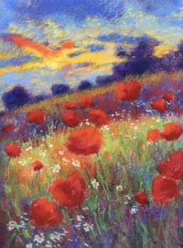 Poppy Sunset Fields Viktorija Maciuleviciute