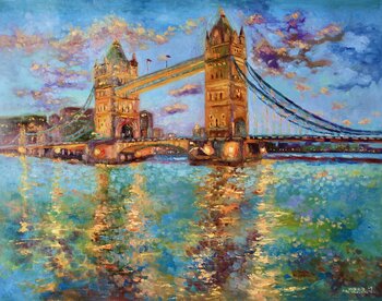 London at Colorful Sunset Viktorija Maciuleviciute
