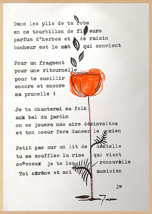 Je te chanterai ma Folk JULIEN WEBER
