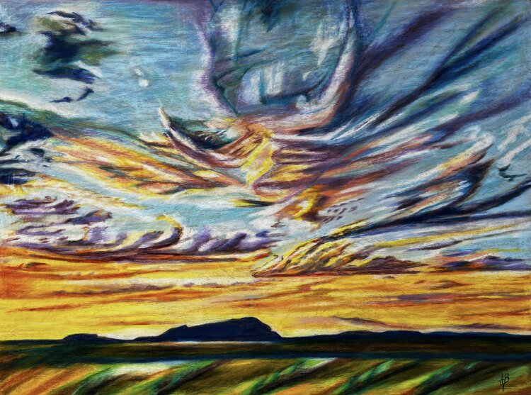 Nuages sur le Pic Anne Brigaud