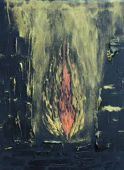 Fire, castle ruins Maksim Gorshkov