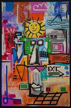 Abstrakt #17 "Gekritzel eines sechsjährigen" Michael Ehni