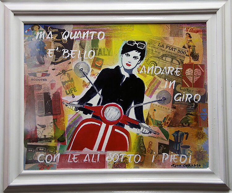 La ragazza con la Vespa Mario Cattaneo