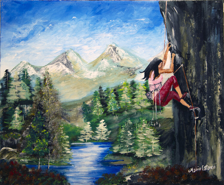 L'arrampicata Mario Cattaneo