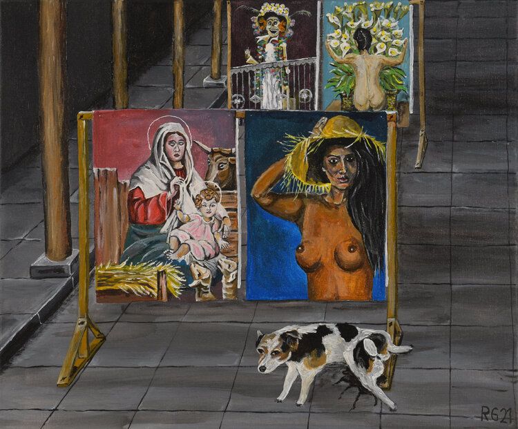 Postermarkt in Mexiko Rolf Grosskopf
