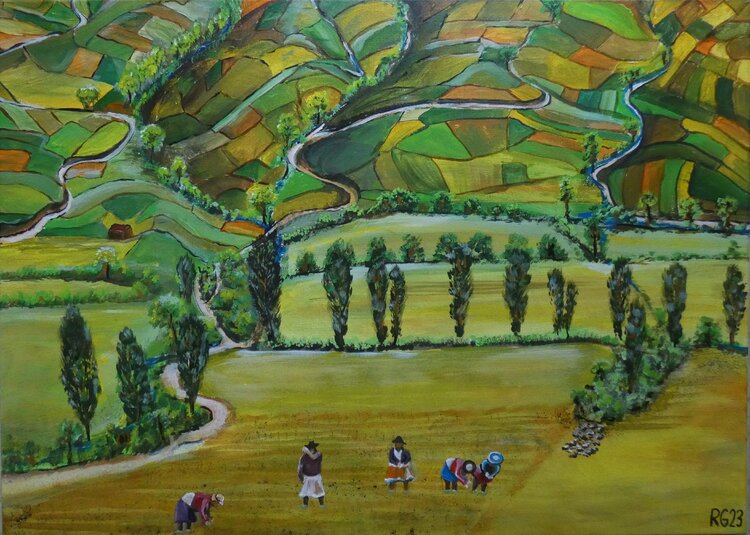 Andine Kulturlandschaft Rolf Grosskopf