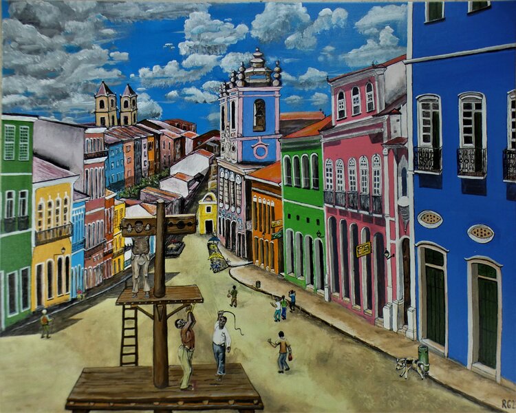 Am Pranger in Salvador de Bahia Rolf Grosskopf