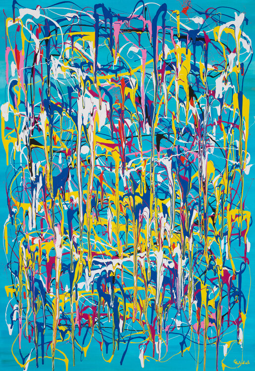 Splash (blau) Carola Vahldiek