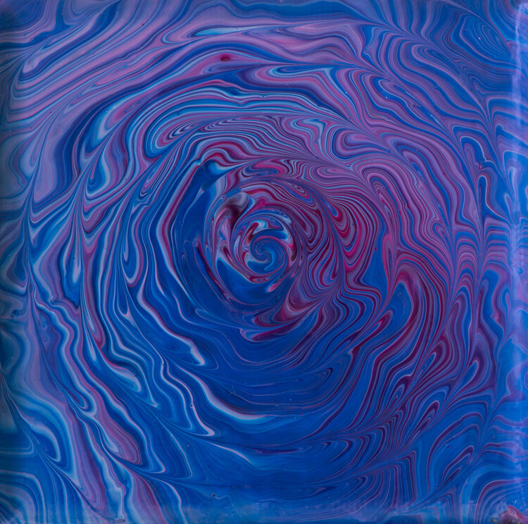 Blaue Blume Carola Vahldiek