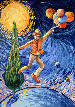 To the Saturn. Inspired by Van Gogh. V. Schagen