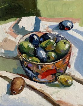 Olives. still life V. Schagen