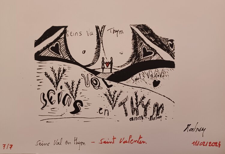 Saint Valentin- seins val en thym matrey