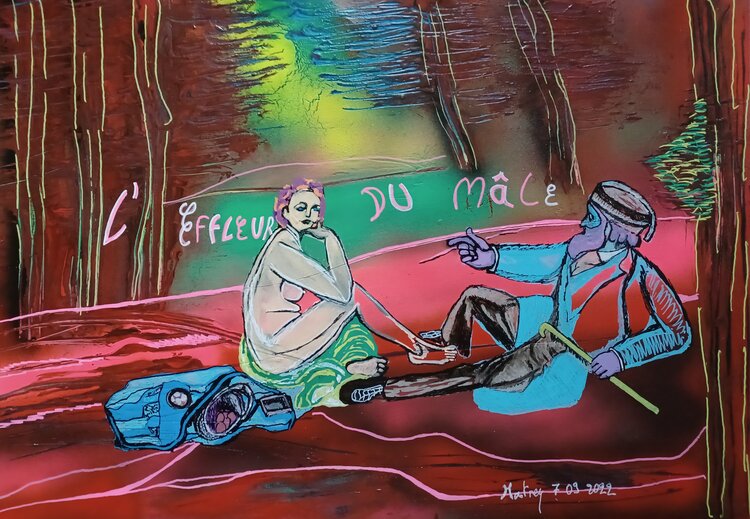 L'effleur du mâle / les fleurs du mal matrey