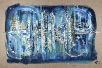 Stadtschwingung, FINE ART GICLEÉ PRINT Stefan Eisele