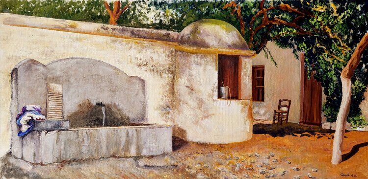 Une cour andalouse Gérard KERLIDOU