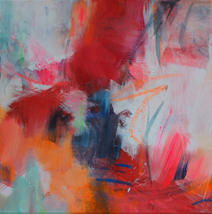 Abstract-Red 2 Angelika Biber