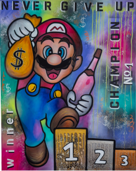 Super Mario  - Never give up Nadine Riedl