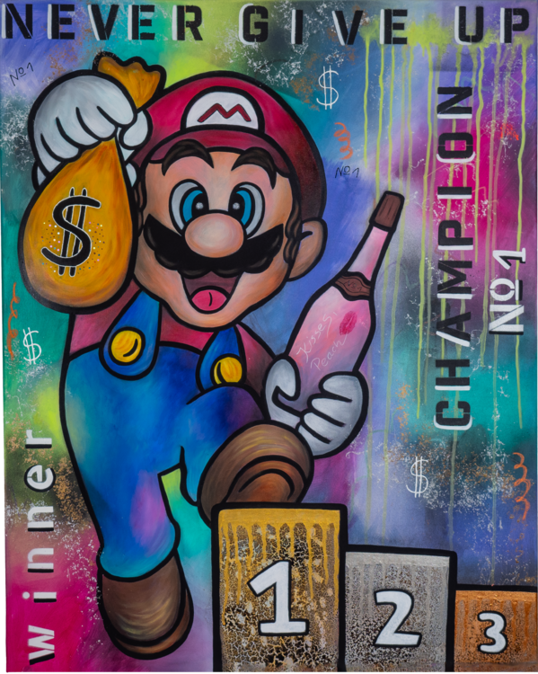 Super Mario  - Never give up Nadine Riedl