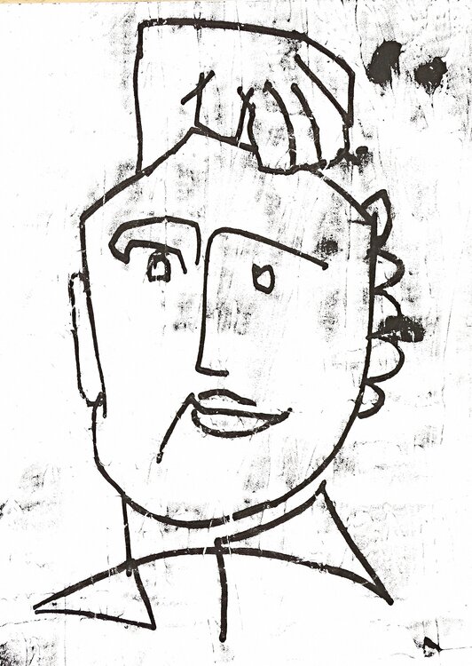 Gesicht II Hardy Ewald Splinter