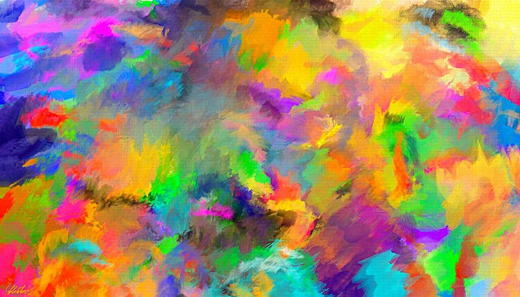 Wehen des Windes über eine bunte Landschaft Hardy Ewald Splinter