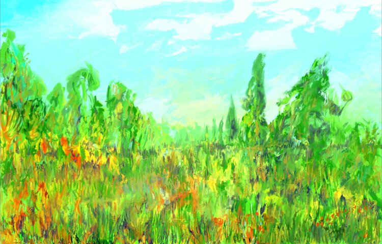 Landschaft, impressionistisch Hardy Ewald Splinter