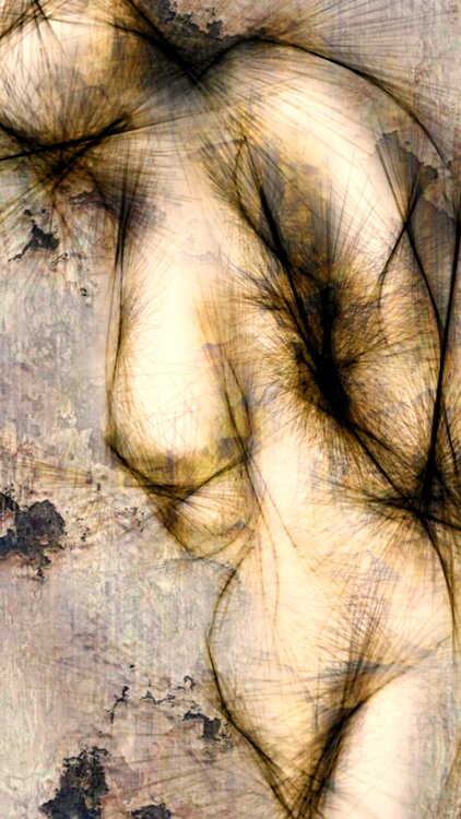 Ausschnitt einer Stehenden. Hardy Ewald Splinter