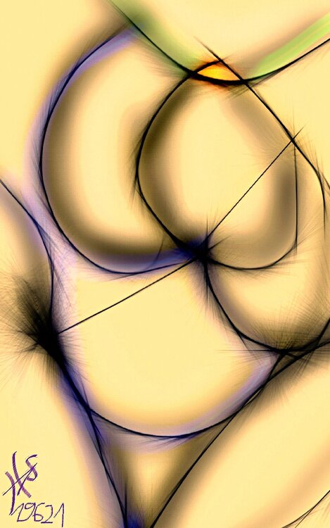 Erotische Linien und Flächen  IV  , vom 19.06.21 Hardy Ewald Splinter