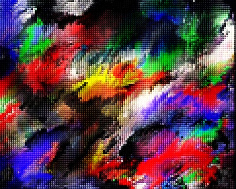 Farbige Pixelwelt Hardy Ewald Splinter