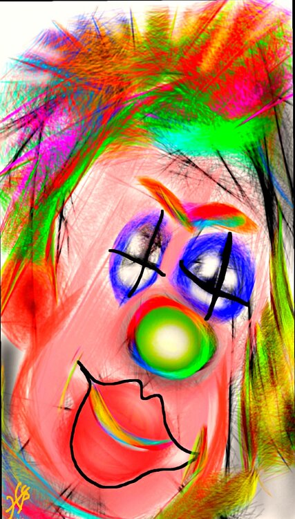 verliebter Clown Hardy Ewald Splinter