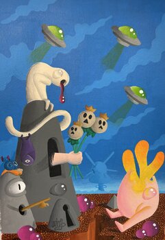 Inktober 1-8 Jimmy Farina-Paget