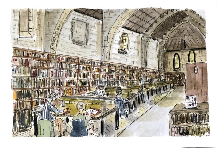 Biblioteca Nacional de Cataluña. Lucia Crosas