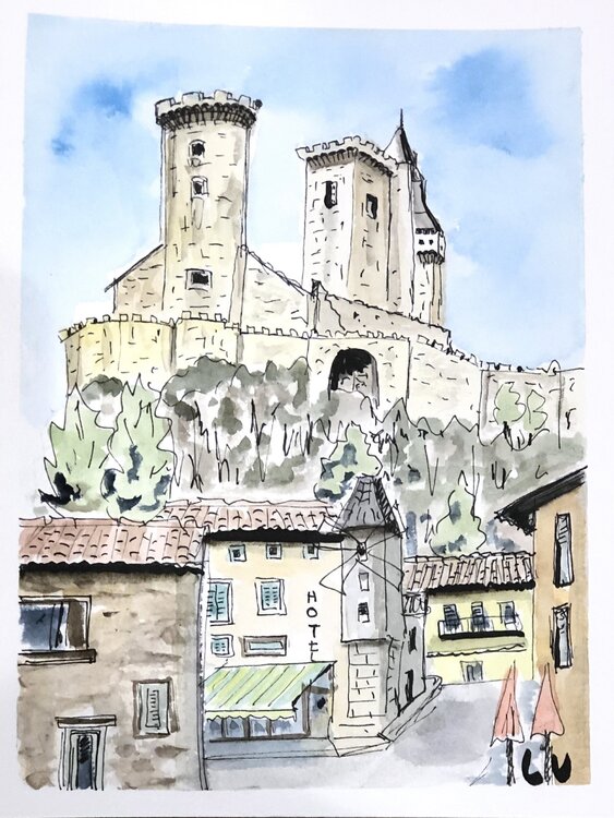 Castillo de Foix. Francia Lucia Crosas