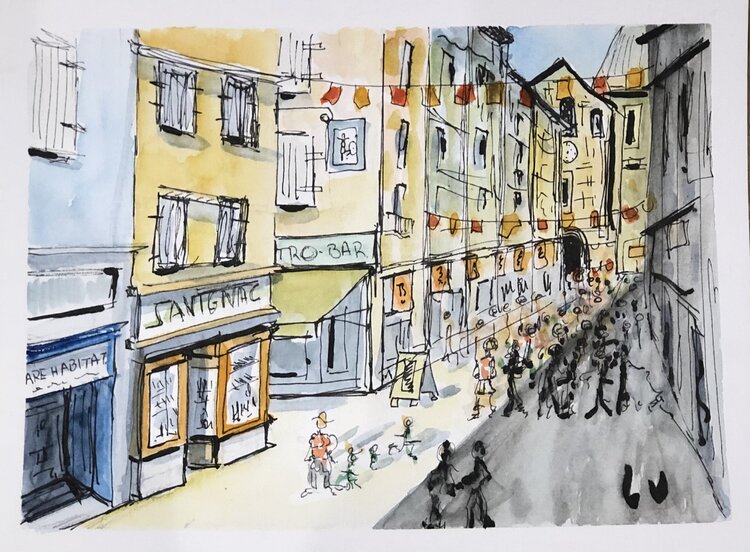 Calles de Foix. Francia Lucia Crosas