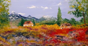 Paisaje de primavera Antonio Sánchez Cabello