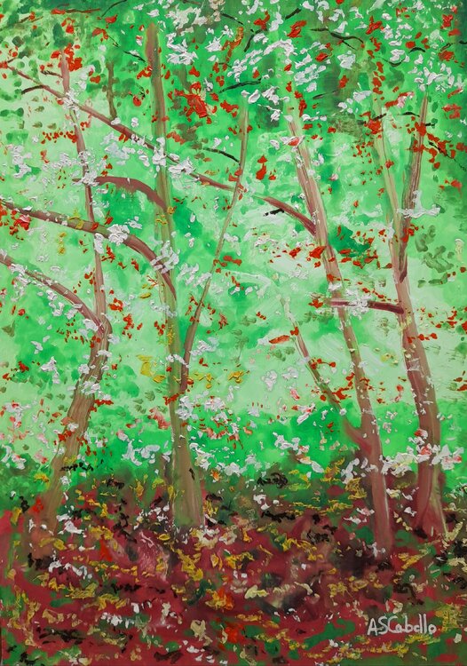 Bosque  verde Antonio Sánchez Cabello