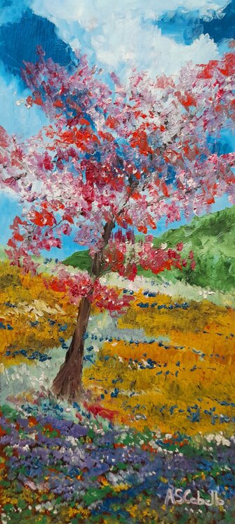 Árbol en primavera Antonio Sánchez Cabello