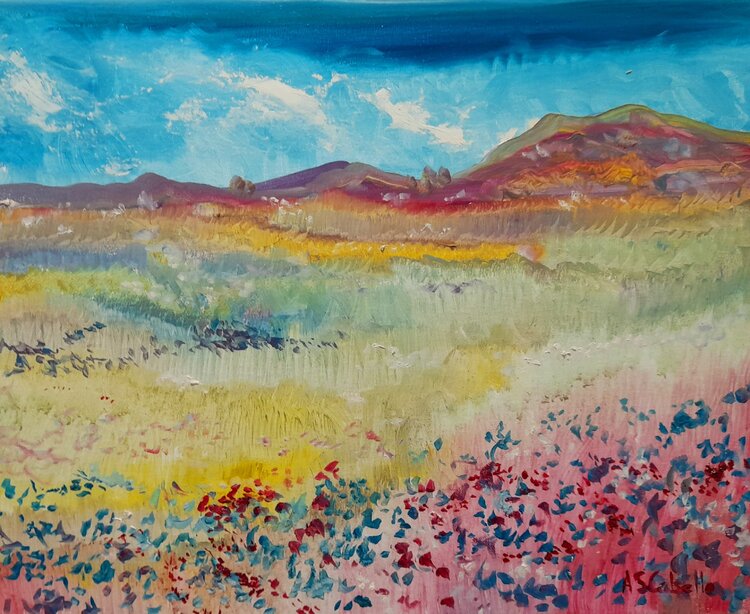 Paisaje del prado Antonio Sánchez Cabello