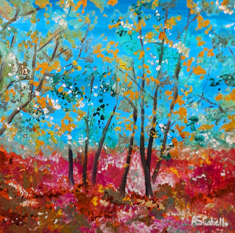 Bosque en primavera Antonio Sánchez Cabello