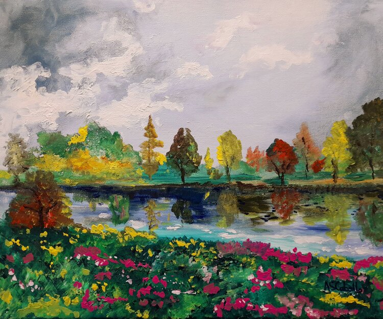 Paisaje alegre Antonio Sánchez Cabello