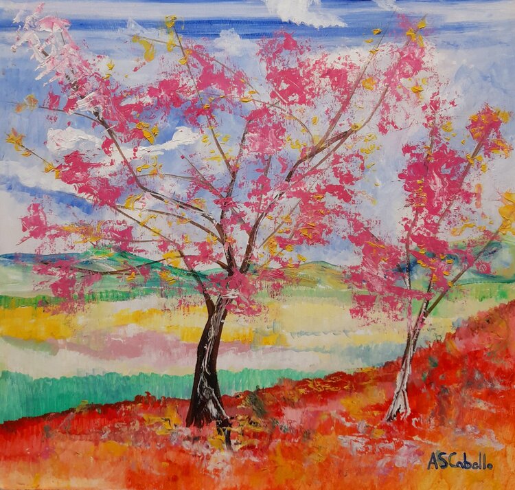 Paisaje en primavera Antonio Sánchez Cabello