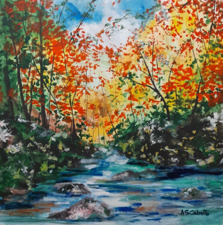 Bosque y río Antonio Sánchez Cabello