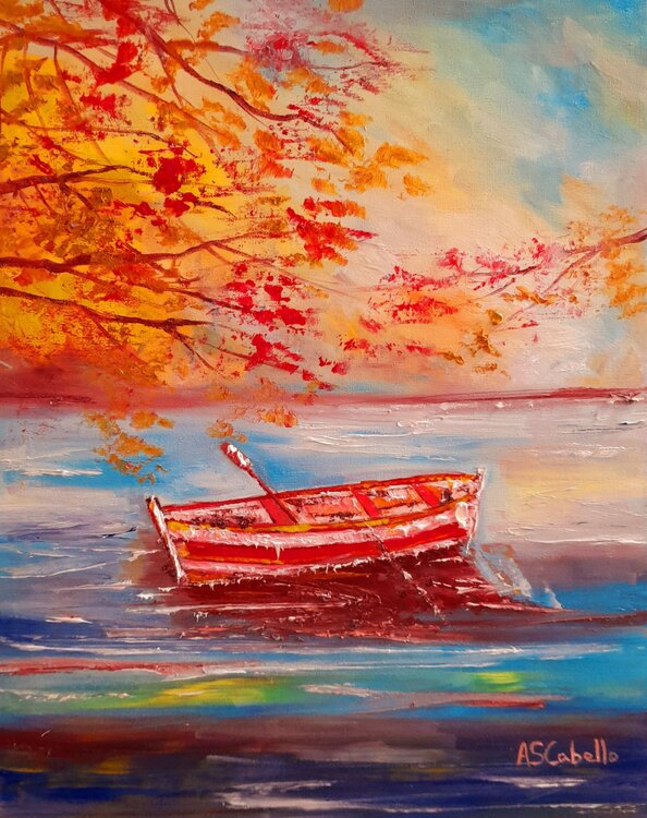 Otoño en el río Antonio Sánchez Cabello