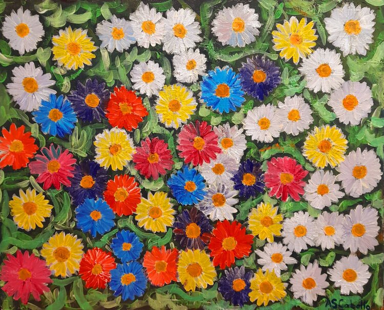 Conjunto de flores Antonio Sánchez Cabello
