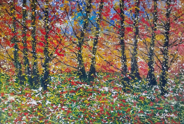 Luz en el bosque amarillo Antonio Sánchez Cabello