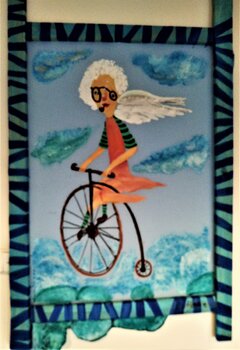 Cherub on boneshaker Vlastimil Peška