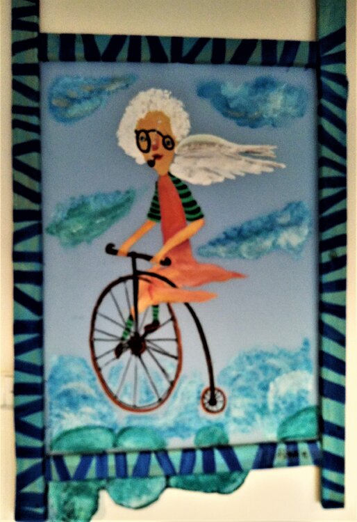 Cherub on boneshaker Vlastimil Peška
