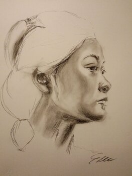 Woman portrait Giulia Mercuri