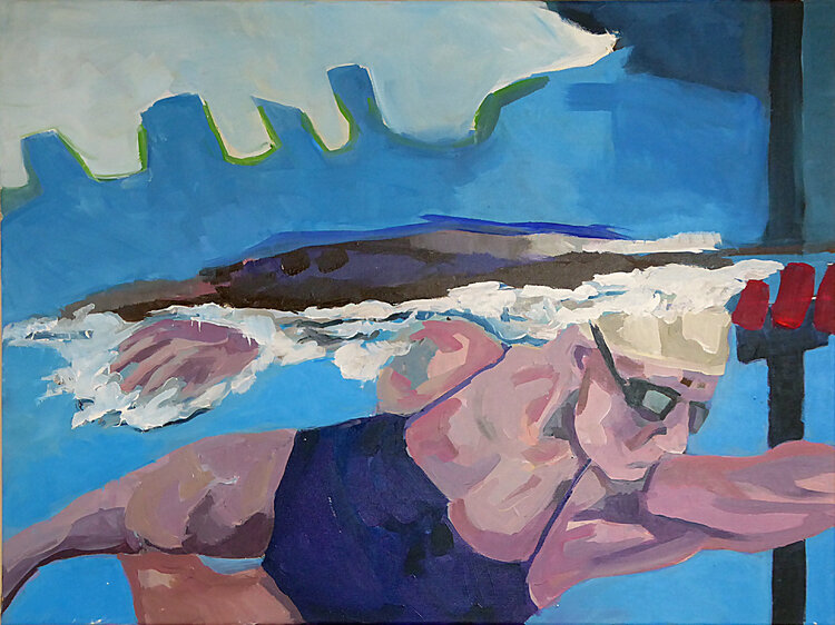 Schwimmerin Ulli Schmitt