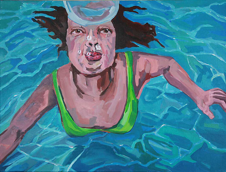 Unter Wasser Ulli Schmitt