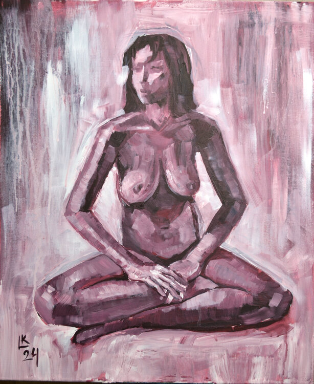 Woman Yoga Sitting Lada Kholosho